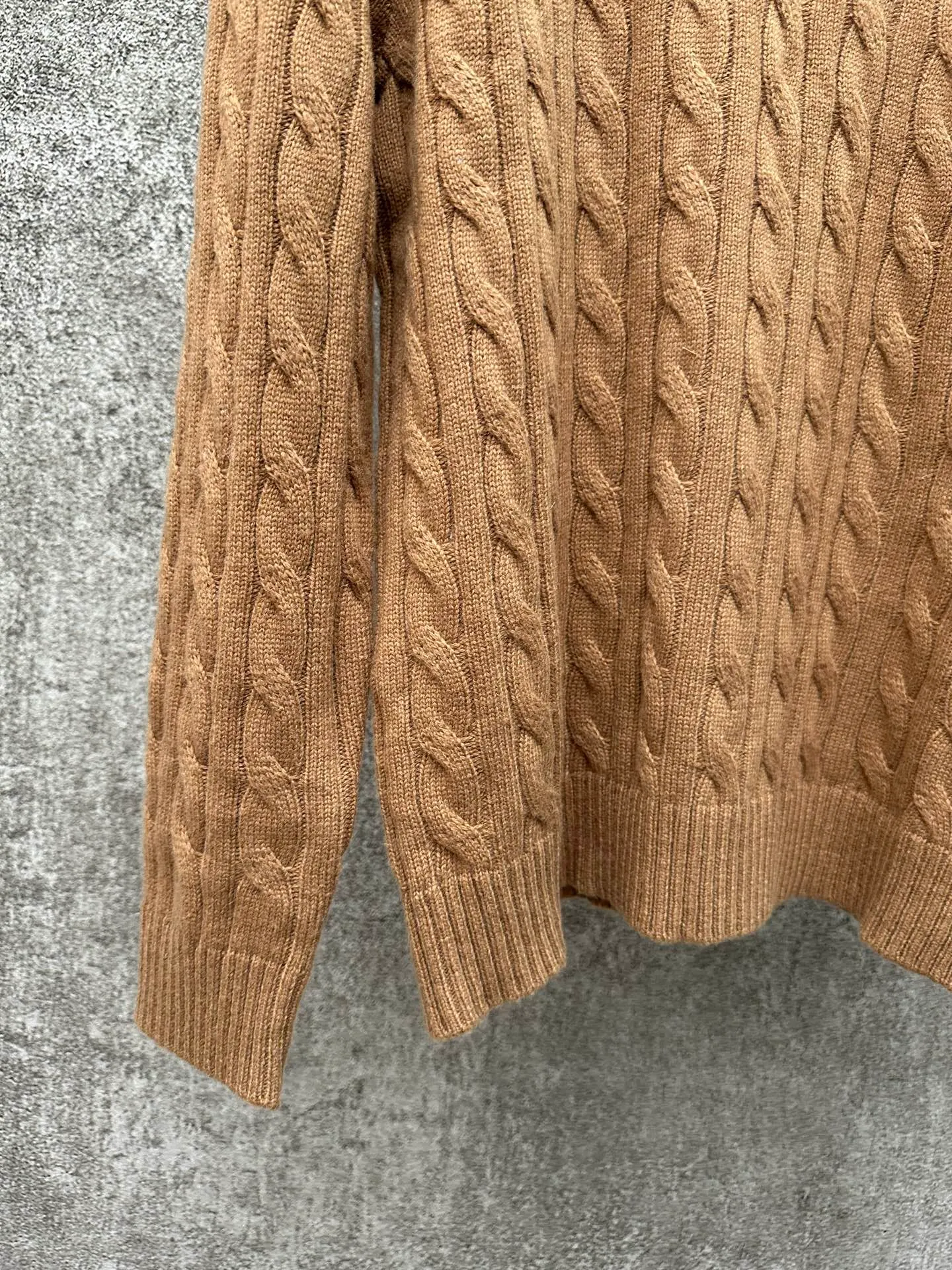 🅿️520 Polo Ralph Lauren 25ss solid color stand collar half zipper long sleeve sweater Size: S M L XL